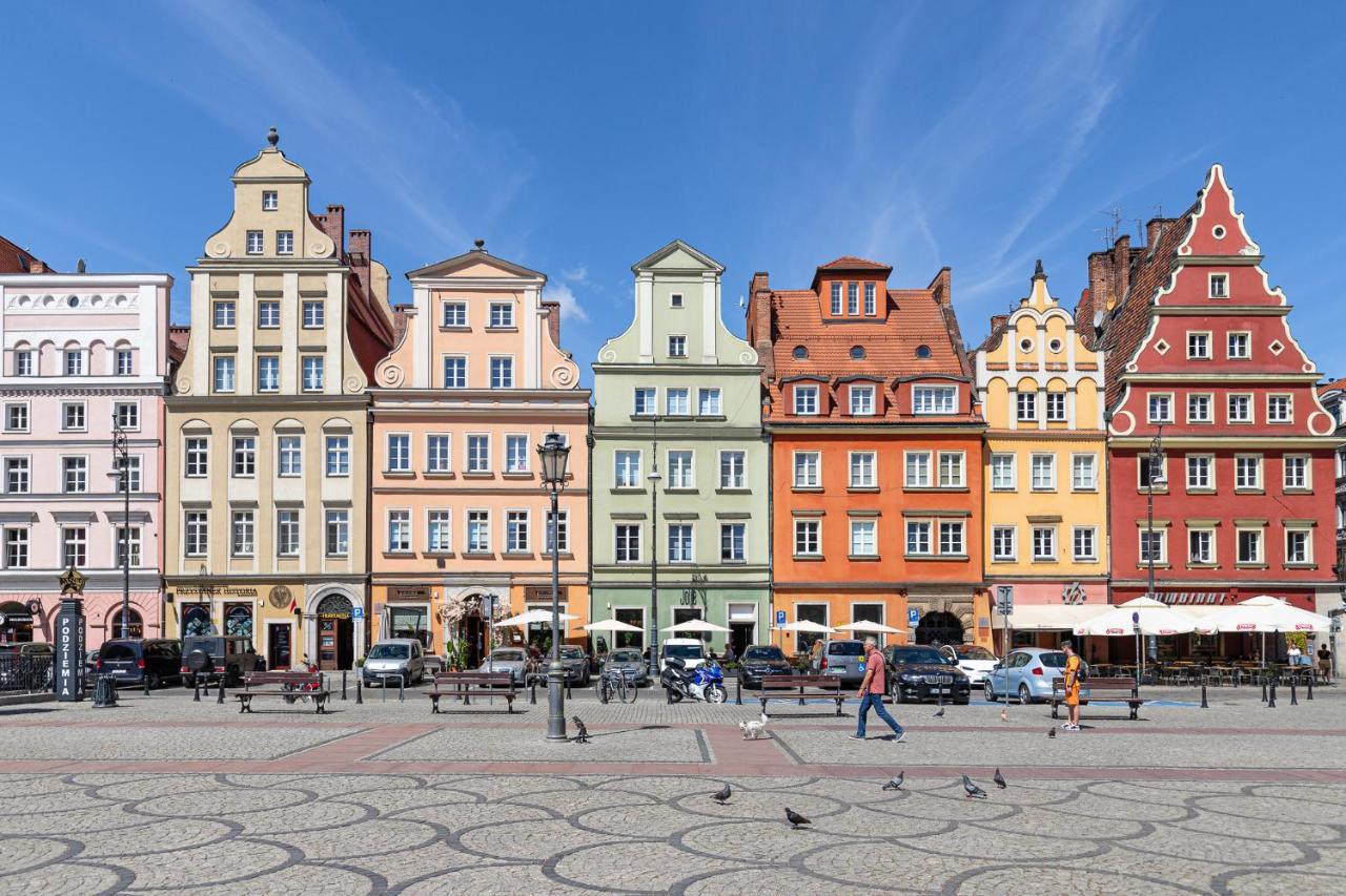 Prywatne Studio Dla 4 Osob Z Widokiem Na Rynek I Plac Solny! Wroclaw Dış mekan fotoğraf