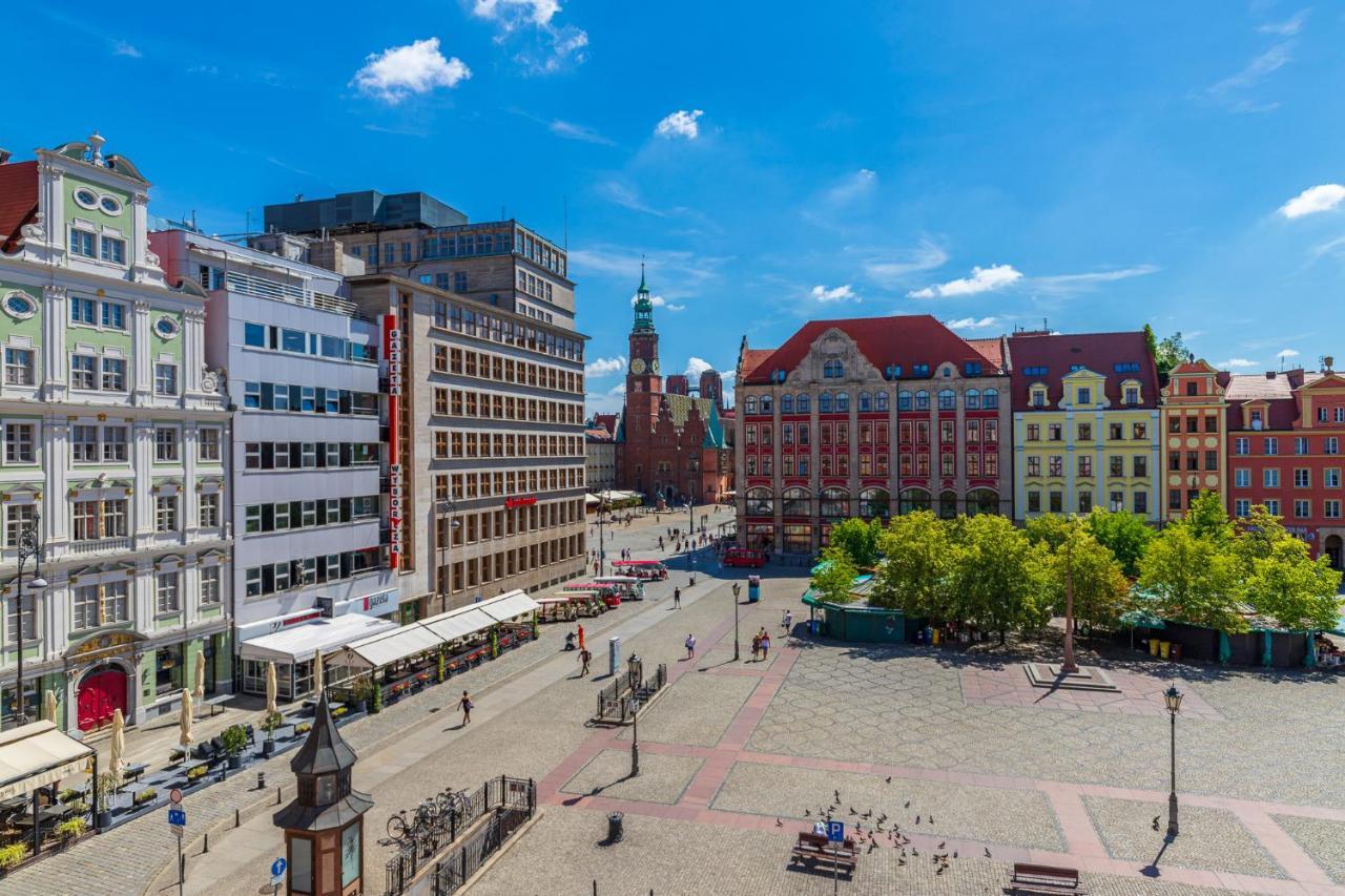 Prywatne Studio Dla 4 Osob Z Widokiem Na Rynek I Plac Solny! Wroclaw Dış mekan fotoğraf